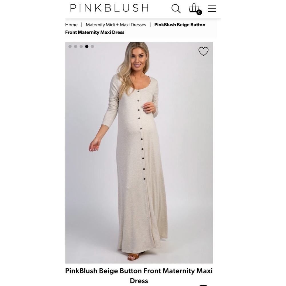 PinkBlush Maternity T-Shirt Dress